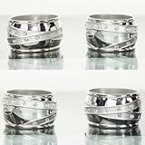 Buy Godinger NAPKIN RINGS 4 SATIN/STONES Knowing God: Walking through the Book of Books