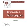 Le vocabulaire de Montesquieu
