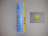 Cadoro N66 Yellow Nylon Shuttlecocks Slow Speed