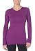 Beyond Yoga Organic Pima Long Sleeved Crew (African Violet, Large)