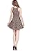 CowCow Womens Knee Length Skater Dress with Pockets Glasses Retro Sunglasses Sleeveless Skater Dress, XS-5XL