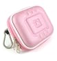 (2 in 1 Memory Premium) Eva Nylon Camera Case for Sony Cyber-shot Panasonic DMC FX Panasonic DMC LX Casio Exilim Fujifilm FinePix Canon Powershot Olympus Stylus Nikon Coolpix Camera Case + 2 GB microSD Memory Card w/ SD Adapter, Eva Pink
