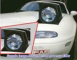 Audi A8 fog light lens cover protection film HID tinted blue 2006 Audi A8 fog light HID tinted blue lens cover protection film - Audi A8 - foglight deflector shields