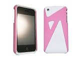 iPhone 3G/3GS Pink & White Hard Case Viva