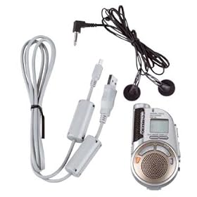 Factory refurbished Olympus Digital Voice Recorder with Digital Wave Player Software