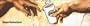 God created Coffee - funny stickers (Small 5 x 1.4 in.)