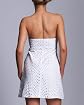 Laser-Cut Eyelet Strapless Dress Product Image