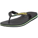 Havaianas Unisex Adult Hav Brasil Logo Black Sandal 4110850.0090.412 8 UK