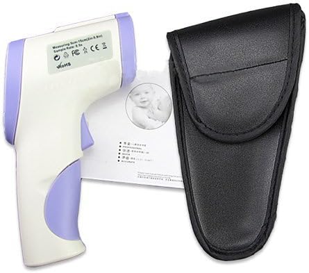 Niceshop® DT-8806C Non-Contact Body IR Infrared Thermometer For Body With Backlight Large LCD Digital Temperature(Purple)