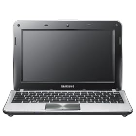 Samsung - NF310 Shark - Netbook 10,1" HD LED - Atom N550 - 250 Go - 1 Go DDR3 - Windows 7 - jusqu'� 9,4h d'utilisation - Gris / Argent