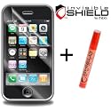 Zagg - Invisible Shield - Film de protection d'écran front pour Apple iPhone 3G 3GS - Spray inclus