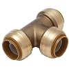 Cash Acme U370A Shark Bite Push-Fittings Tee, 3/4-Inch