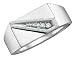 Men's Diamond Ring in White Gold