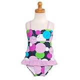 Gossip Girl Girls Size 7-16 Tankini Circle Dots Stripe Swimsuit Set