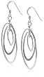 Sterling Silver Multi-Oval Dangle Earrings