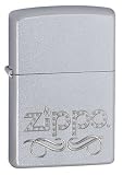 Zippo Satin Chrome, Zippo Scroll