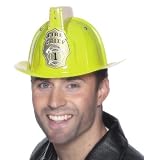 from Smiffys Firemans Helmet with Flashing Light and Siren Sound - Yellow