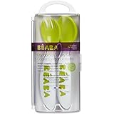 BEABA New 2nd Stage Soft Cutlery, Sorbet, 2 Count