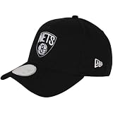 New Era Brooklyn Nets Machine Shield Logo Adjustable Hat - Black