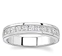 Platinum Princess-Cut Diamond Band (H/SI2, 1 ct. tw.)