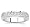 18k White Gold or Yellow Gold Princess-Cut Diamond Band (H/SI2, 1 ct. tw.)