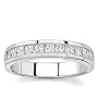 14k White Gold or Yellow Gold Princess-Cut Diamond Band (H/I1, 1 ct. tw.)