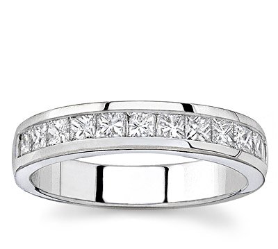 Platinum Princess-Cut Diamond Band (G/VS2, 1 ct. tw.)
