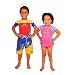 BodyGlove 2-Piece Girl's Swim Training Float Shirt Small (20-30 lbs)