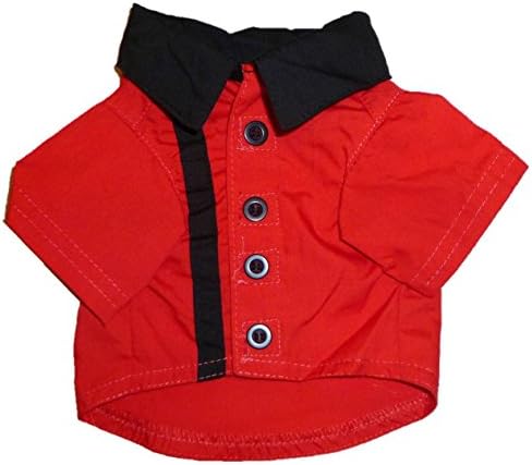 WufWear Red "Paw A Dice Lounge" Dog Shirt (XXS)