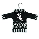 Pack of 4 MLB Chicago White Sox Sweater Christmas Ornaments on Hangers