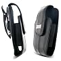 BlackBerry 8300/8310/8320 Cowskin Swivel Holster (Black) (Black)