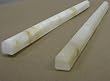 White Onyx Pencil Decorative Bullnose Molding Trims 3/4" x 12" Matching With Our Mosaic Tiles