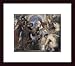Abraham and Melchizedek by Peter Paul Rubens 14.00X12.13 Framed with Black Wood Frame