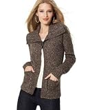Style&co. Sparkle-Tweed One-Button Cardigan