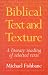 Books : Biblical Text and Texture: A Literary Reading of Selected Texts