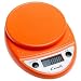 Escali Primo Digital Kitchen Scale, Pumpkin Orange