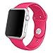 Apple Watch Band, Creazy® Sports Silicone Bracelet Strap Band for 38mm Apple Watch ,Hot Pink