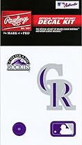Rawlings Sporting Goods MLBDC Decal Kit, Colorado Rockies
