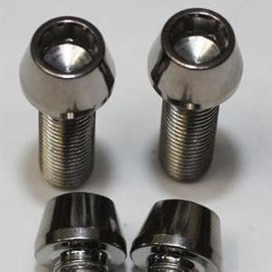 Visserie repose pieds Titane Z750 / Z1000 (Or)