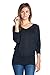 Batwing Dolman Blouse by Eliechi | Elegant ¾ Sleeve V-Neck Top | Premium Quality