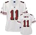 Alex Smith White Reebok Premier San Francisco 49ers Women's Jersey - Medium