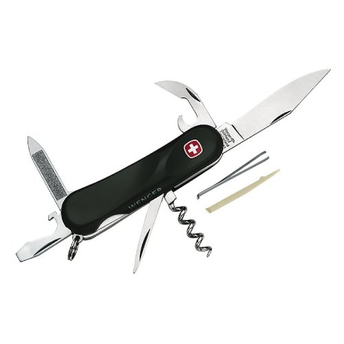 Wenger Original Schweizer Taschenmesser Modell Evolution ST 10.814, schwarz Preisvergleich