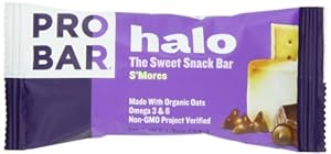 Probar Halo, The Sweet Snack Bar, S'mores, 1.3 Ounces (12 Count)