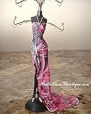 Jewelry Display Stand - Sexy Wild Pink Dress