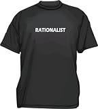 RATIONALIST logo Men's T Shirt in 13 COLORS SMALL thru 5X in 13 COLORS