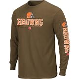 Cleveland Browns Primary Receiver Long Sleeve T-Shirt XX Large