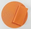 TAG Round Woven Orange Placemat