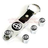 Scion Logo Tire Valve Caps & Wrench Keychain Set