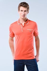 LACOSTE! Short Sleeve Tipped Jersey Polo