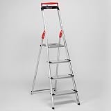 Haushaltleiter Alu 5Stuf. mit Reling, ProfiStep